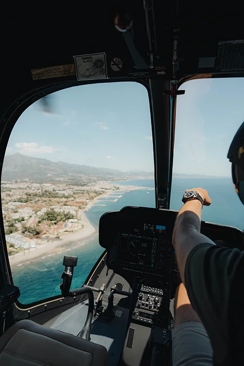 buena vista desde helicóptero