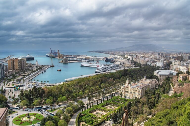 landscape, city, sea, port, malaga, buildings, darling, clouds, holiday, malaga, nature, malaga, malaga, malaga, malaga