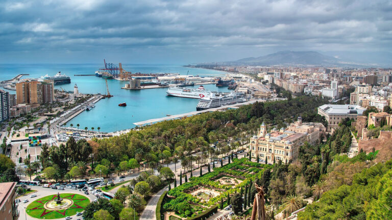 Helicopter transfer to Malaga
